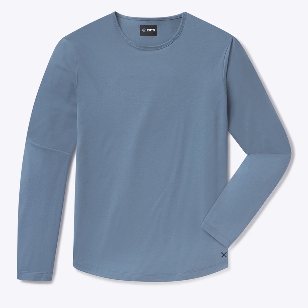 Cuts Clothing AO Long Sleeve Curve-Hem Tee